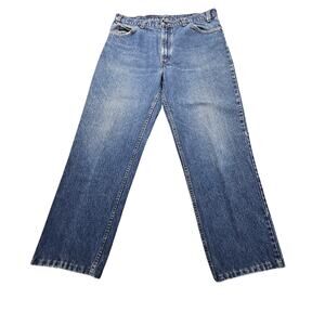 Levi’s 540 Mens Reg Fit Straight Leg Jeans Leather BrownTab Blue USA‎ 38x32 vtg